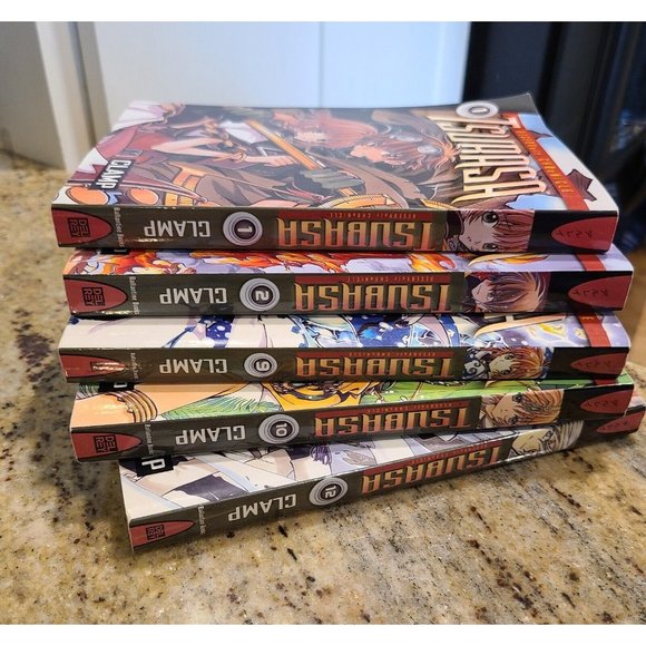 Tsubasa Other - Tsubasa Reservoir Chronicle Clamp 2004 Manga English Books Lot of 5. 1,2,9,10,11